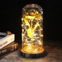 Enchanted Galaxy Rose Glass Dome Eternal Love Gift Deluxe
