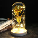 Enchanted Galaxy Rose Glass Dome Eternal Love Gift Deluxe