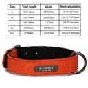 Luxurious Engraved Leather Dog Collar With Elegant Nameplate