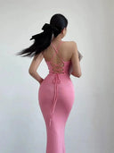 Flattering Backless Dress for Women