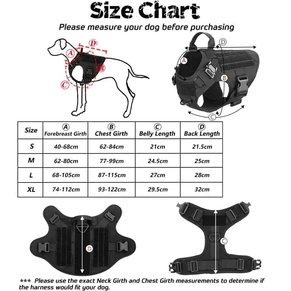 German Shepherd Training Harness And Leash Set All Breeds