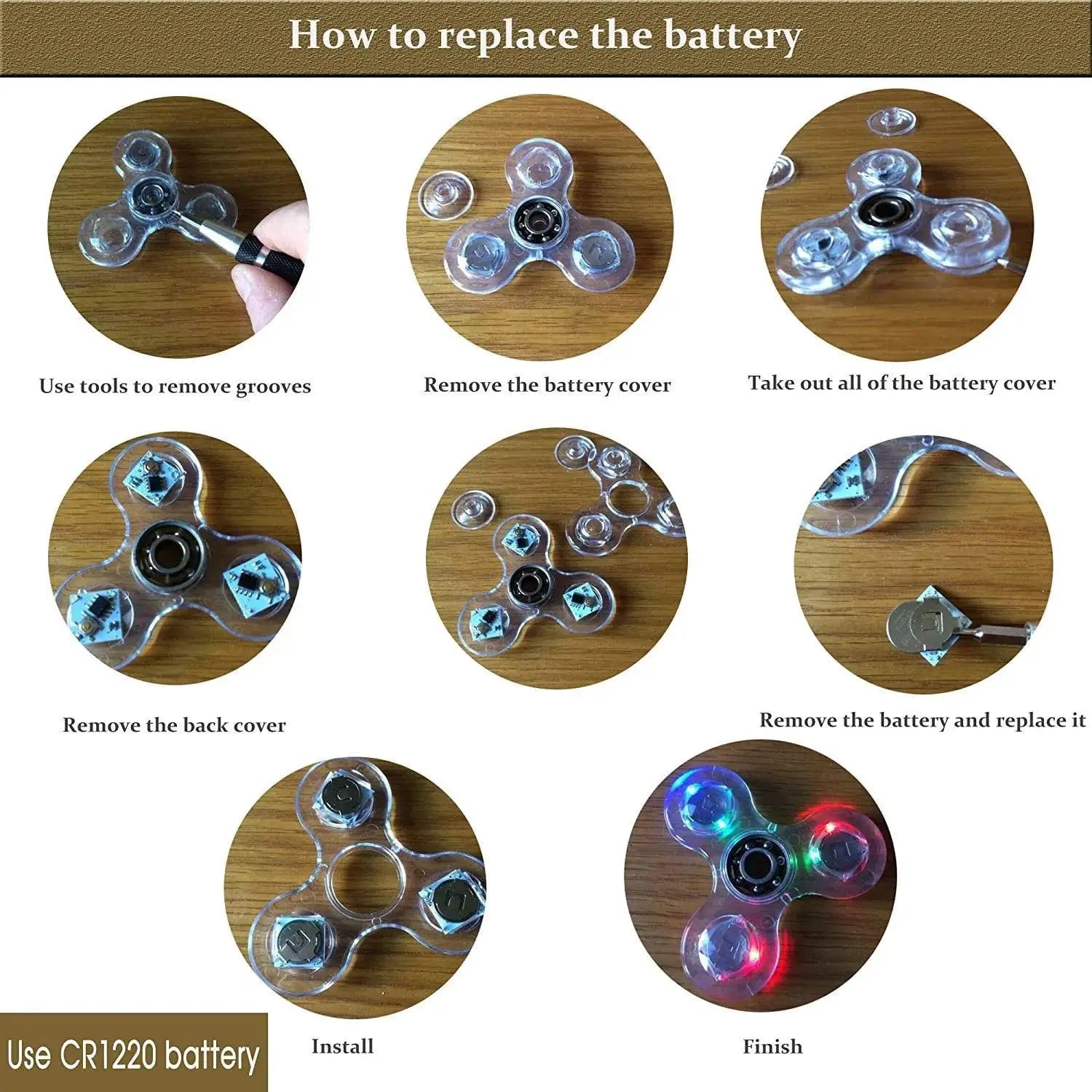 LED Fidget Spinner For Focus And Stress Relief Fun