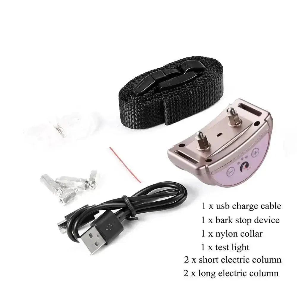 Dog Bark Control Collar Adjustable Sensitivity Ultrasonic