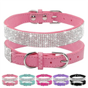 Crystal Glitter Rhinestone Dog Collar For Small Medium Pets
