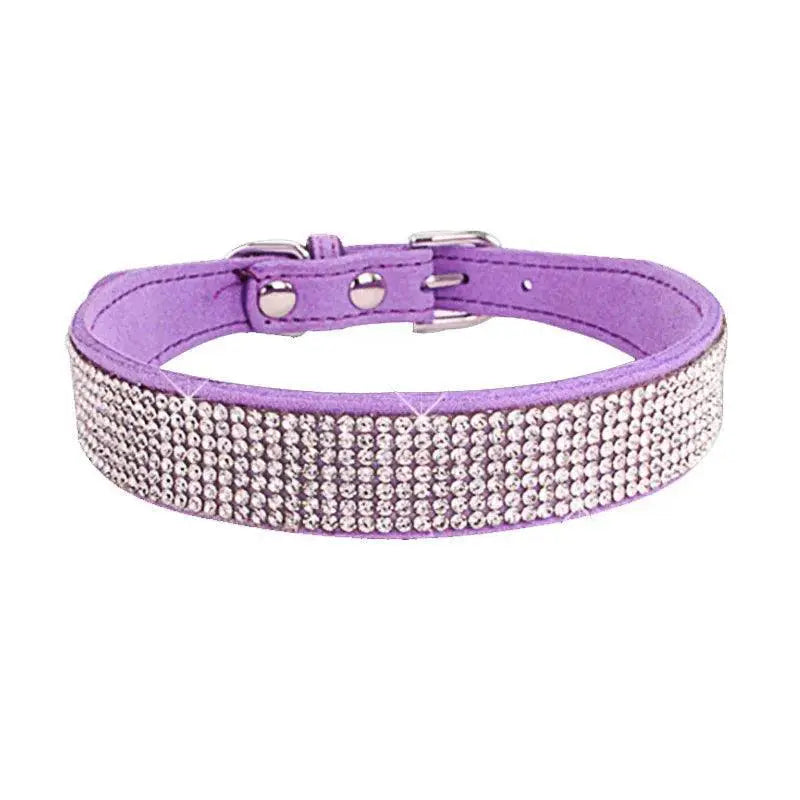 Crystal Rhinestone Dog Collar Glam Jewels for Stylish Pets