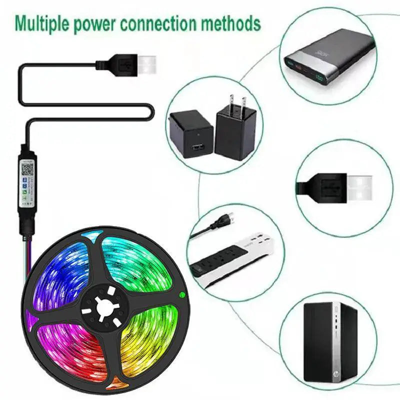 LED Strip Lights With Customizable RGB Colors For Your Space