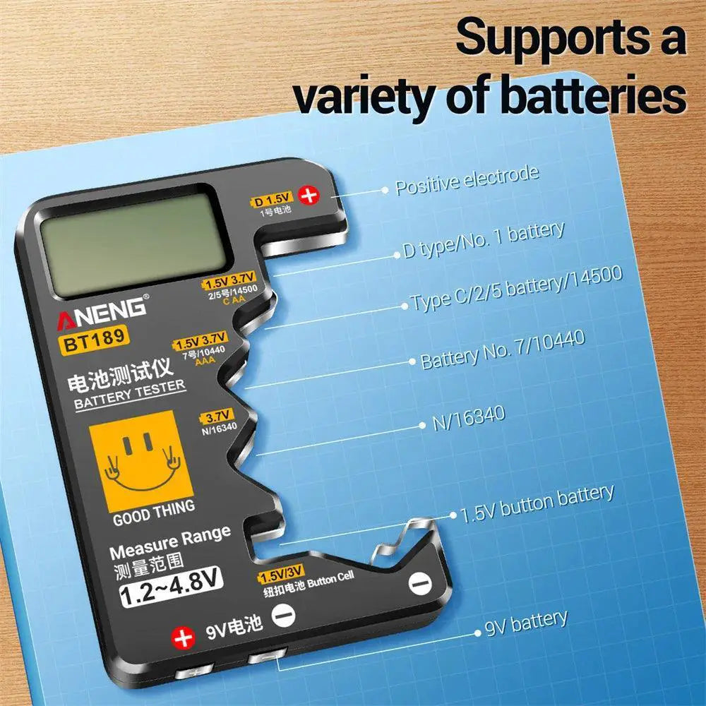 Ultra Small Battery Tester With LCD Display For Power Banks