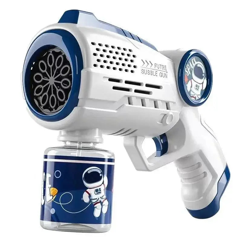 Electric Astronaut Bubble Gun For Kids Indoor Outdoor Fun