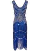 Shimmering Sequin Tassel Dress Glamorous Evening Wear