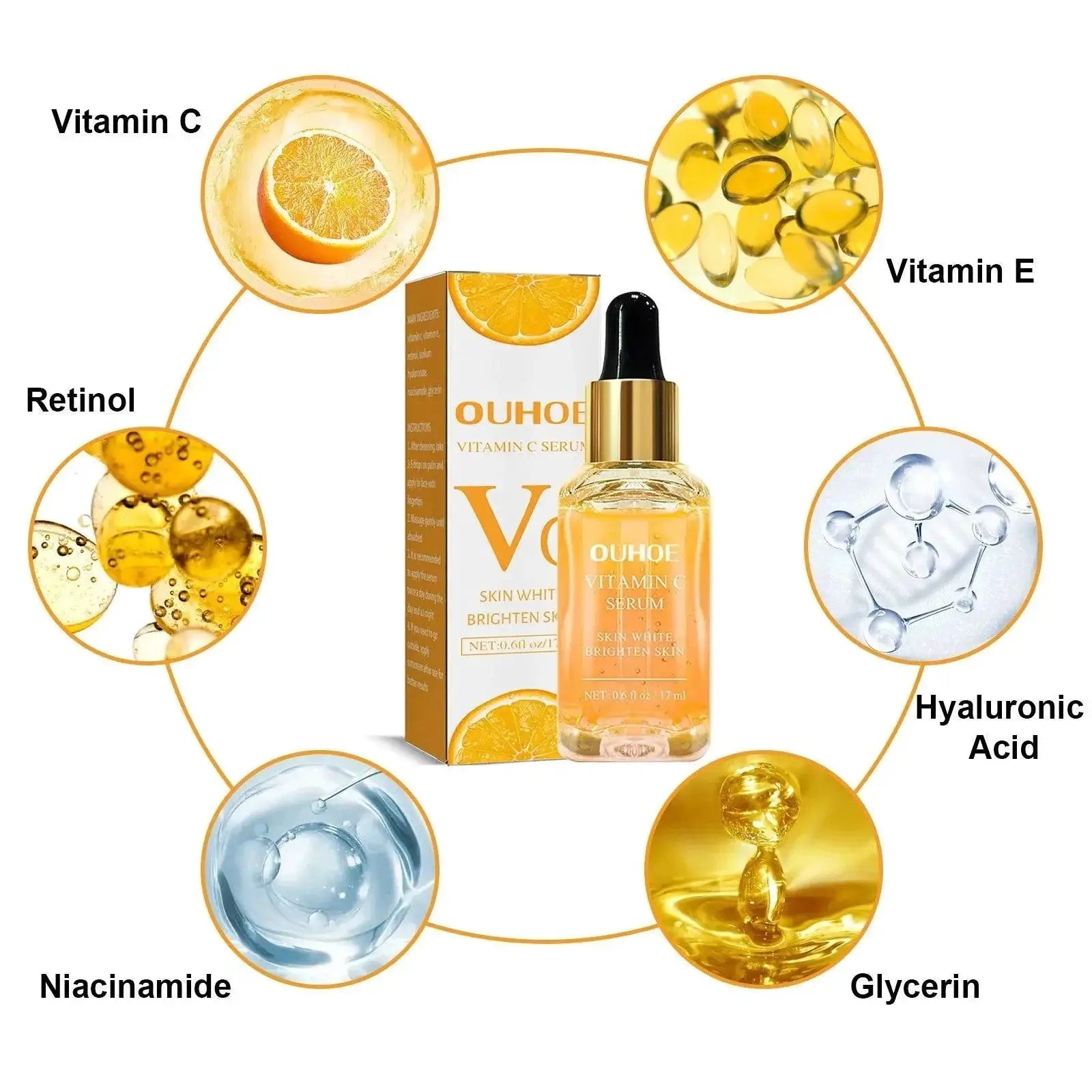 Vitamin C Serum For Anti Wrinkle Radiant Glow Youthful Skin
