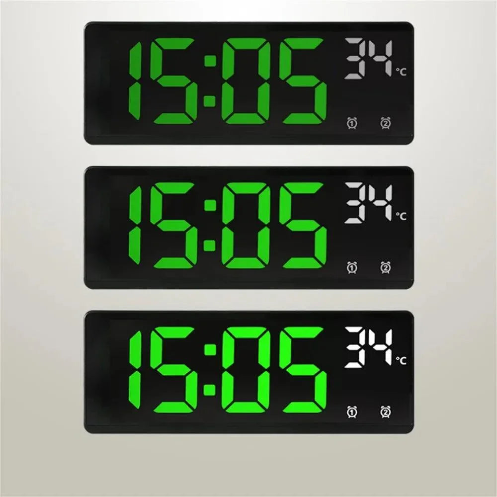 Voice Controlled Alarm Clock With Temperature Display Gadget