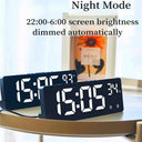 Temp Display Alarm Clock For Bedroom