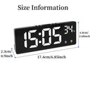 Temp Display Alarm Clock For Bedroom