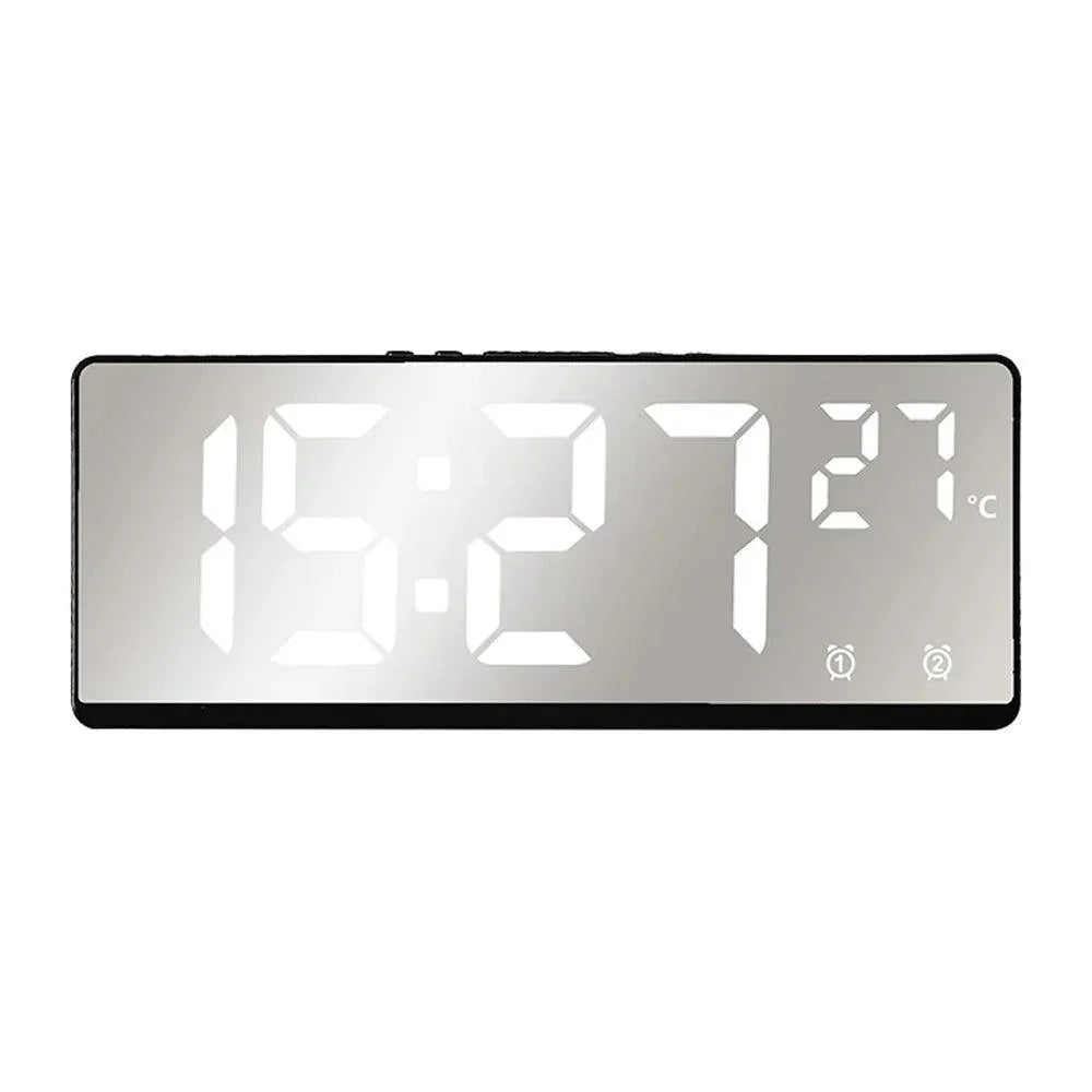 Voice Controlled Alarm Clock With Temperature Display Gadget