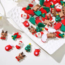 Cute Christmas Resin Figurine Kit With 20 Miniatures
