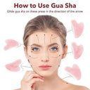 Gua Sha Jade Tool for Home Spa Glow
