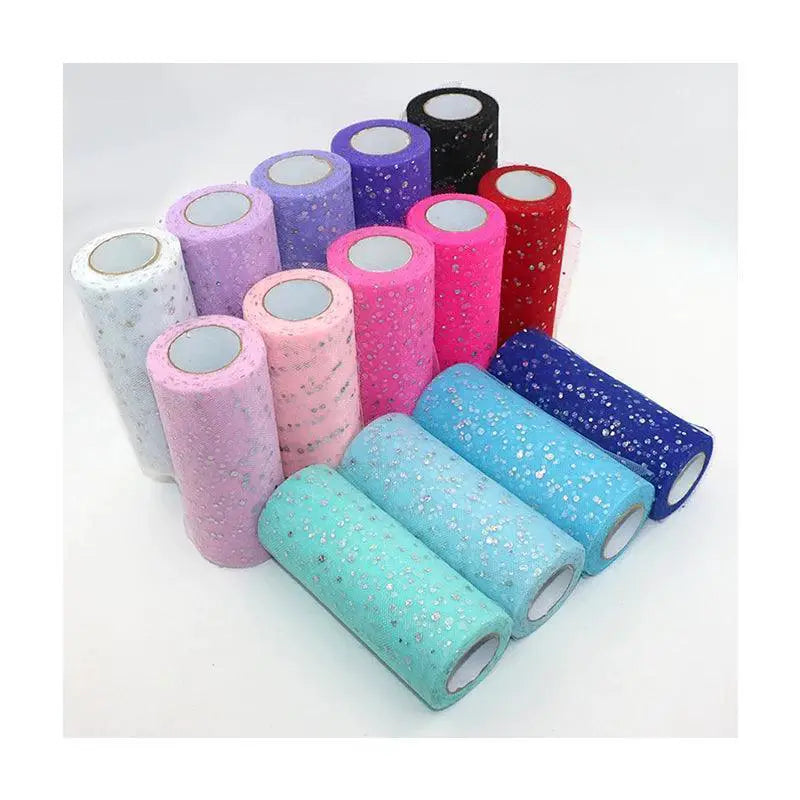 Sparkling Sequin Tulle Roll For Glamorous Weddings Decor