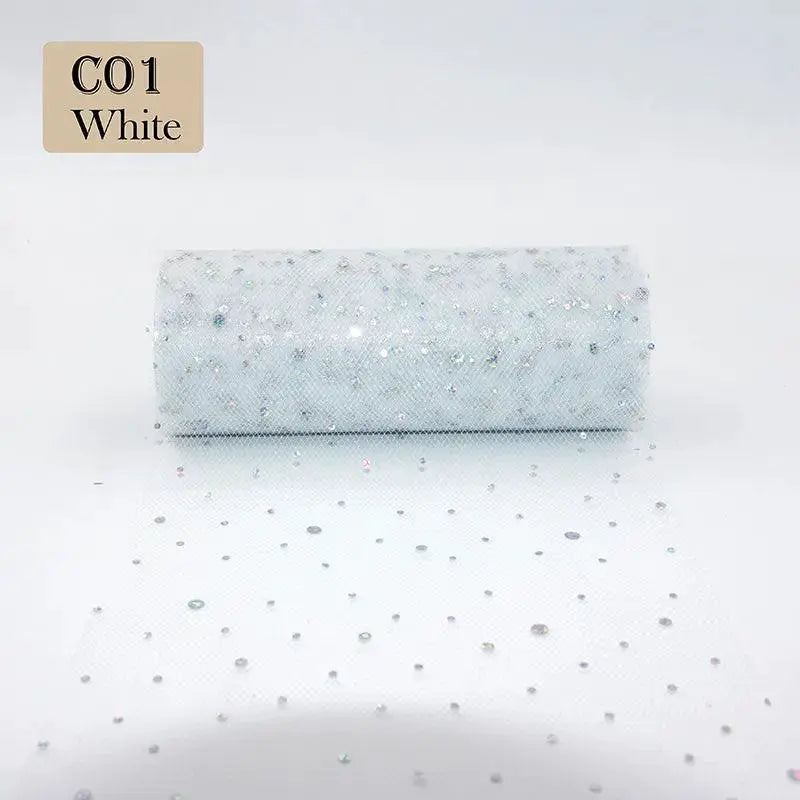 Sparkling Sequin Tulle Roll For Glamorous Weddings Decor