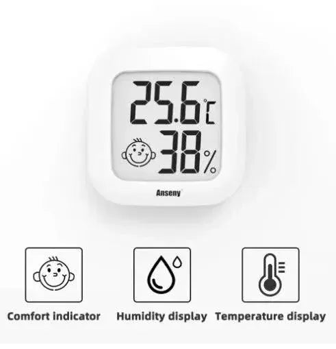 LCD Digital Thermometer Hygrometer Air Comfort Indicator