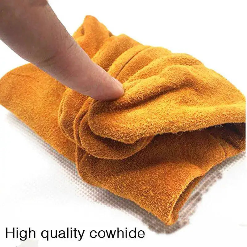 Cowhide Welding Work Gloves for Heavy Duty Tasks and Safety