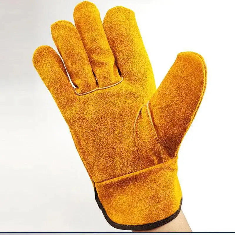 Cowhide Welding Work Gloves for Heavy Duty Tasks and Safety