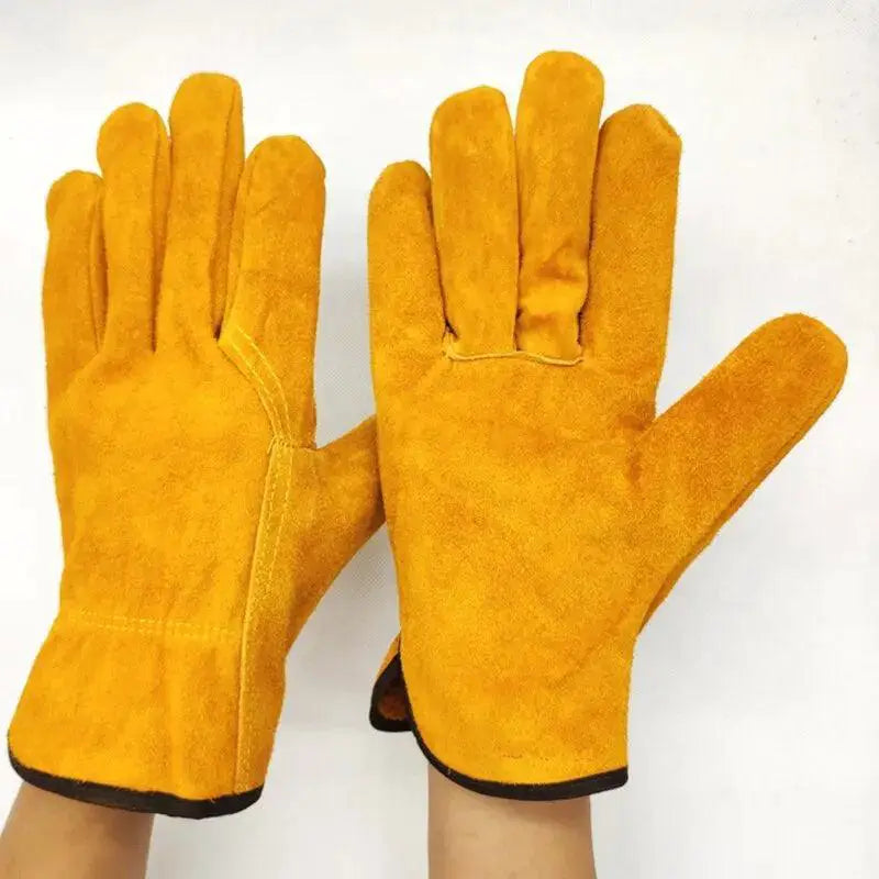 Cowhide Welding Work Gloves for Heavy Duty Tasks and Safety