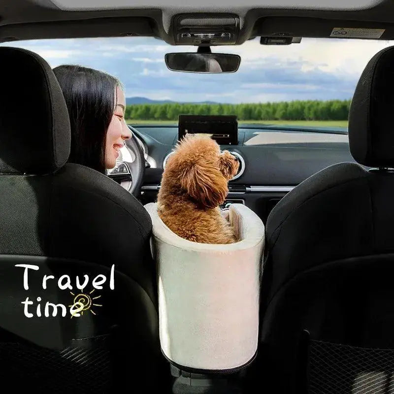 Portable Pet Car Seat Protector and Bed for Small Dogs