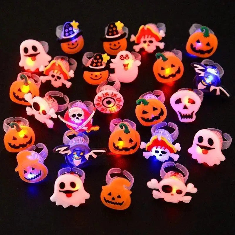 Enchanting Santa LED Light Ring Bright Holiday Gift for Kids