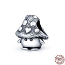 Ocean Themed Sterling Silver Charms Set For Bracelets