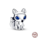 Ocean Themed Sterling Silver Charms Set For Bracelets