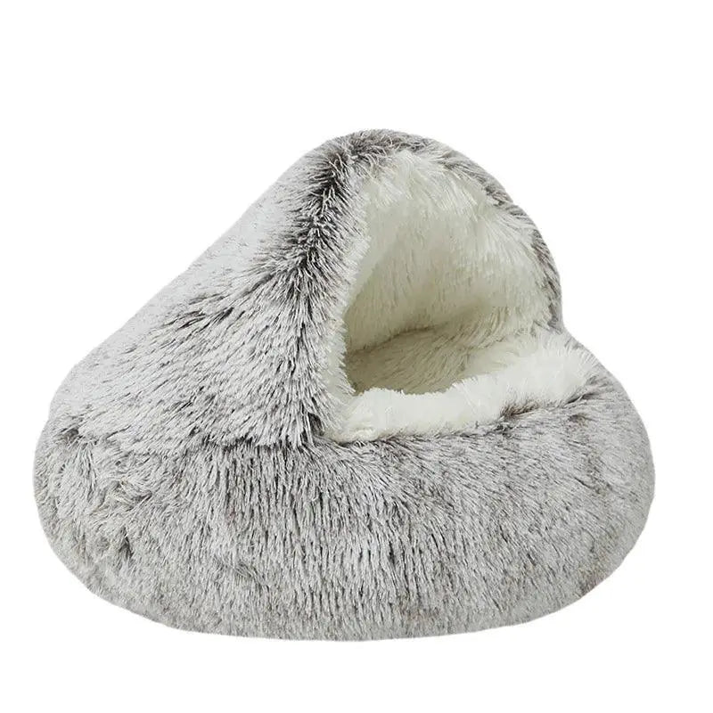 Luxurious Round Plush Pet Bed For Ultimate Comfort Pets