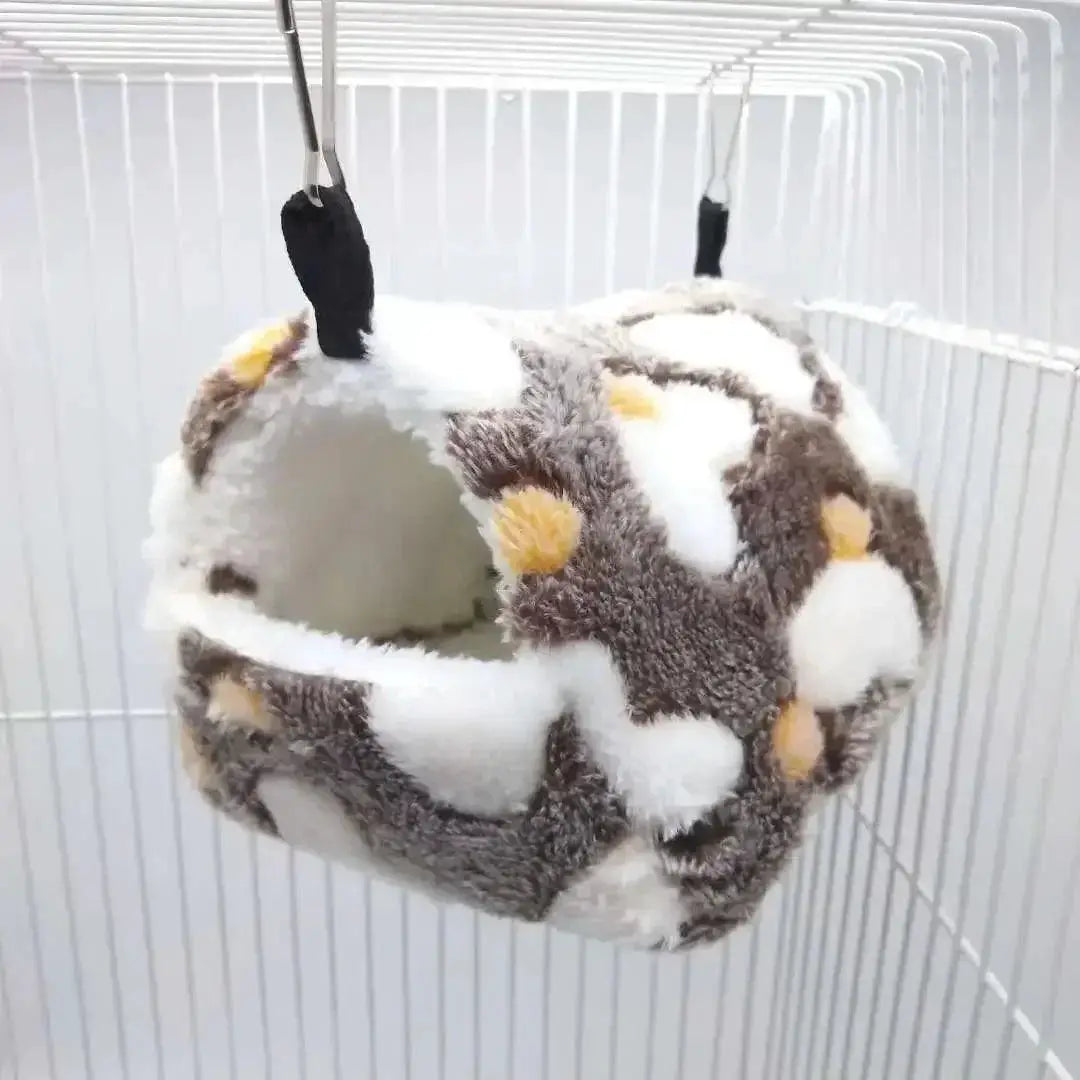 Cozy Winter Flannel Hamster House Nest For Small Pets