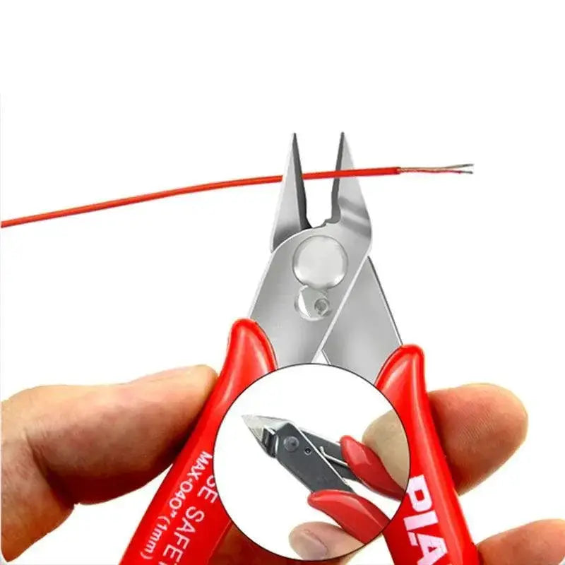 Plato Carbon Steel Precise Wire Cutting Pliers Red DIY Tool