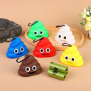 Portable Silicone Pet Waste Bag Dispenser Poop Storage
