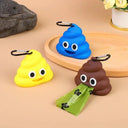 Portable Silicone Pet Waste Bag Dispenser Poop Storage
