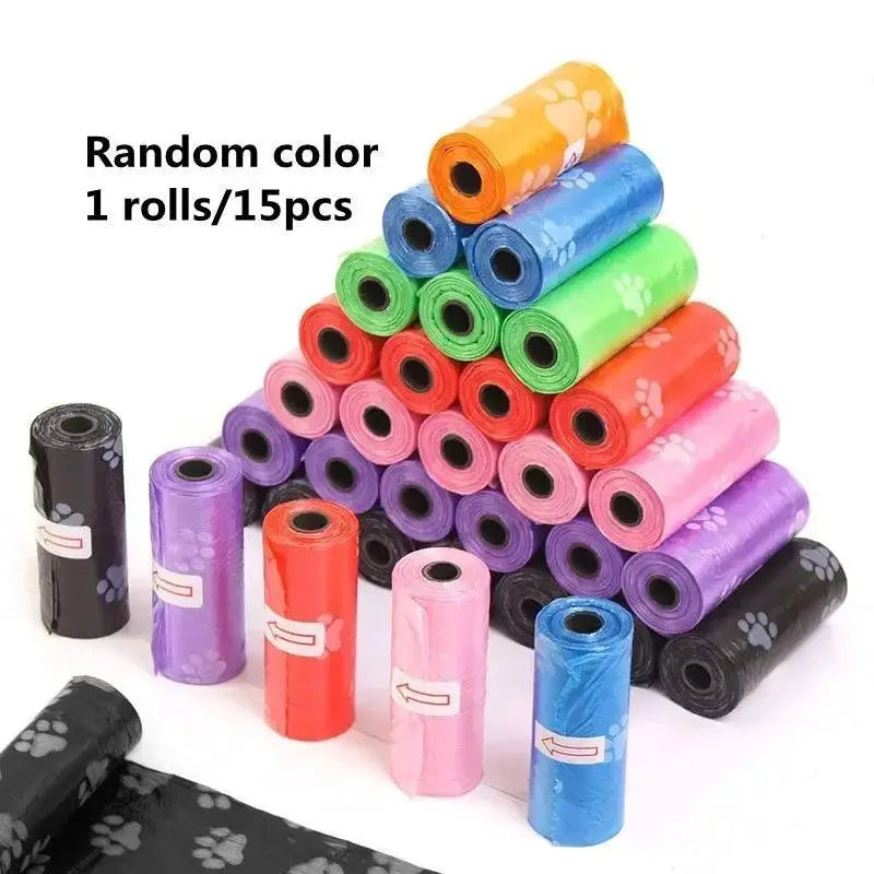 Portable Silicone Pet Waste Bag Dispenser Poop Storage