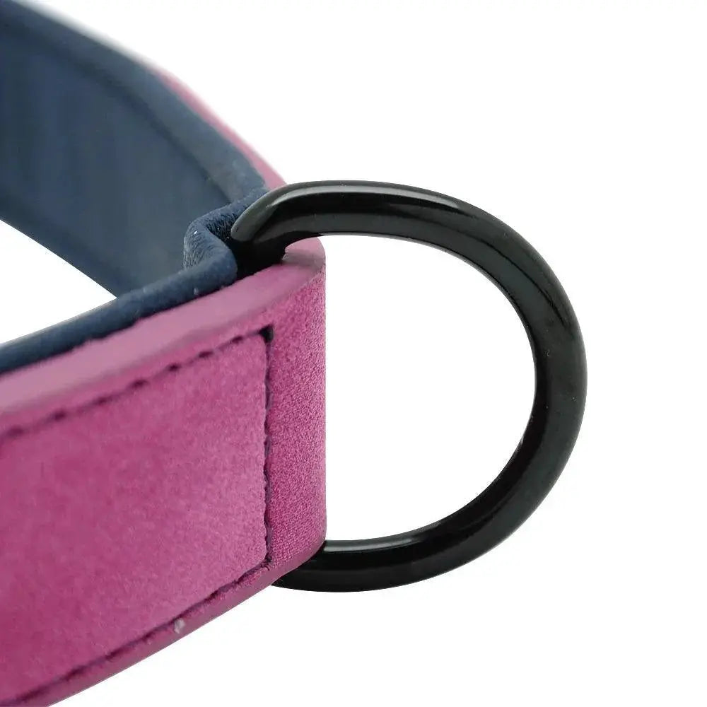 Luxury Personalized Leather Pitbull Collar for Safety