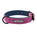 Luxury Personalized Leather Pitbull Collar for Safety