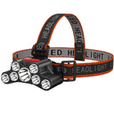 7LED Rechargeable Waterproof Headlamp Versatile Outdoor Lamp