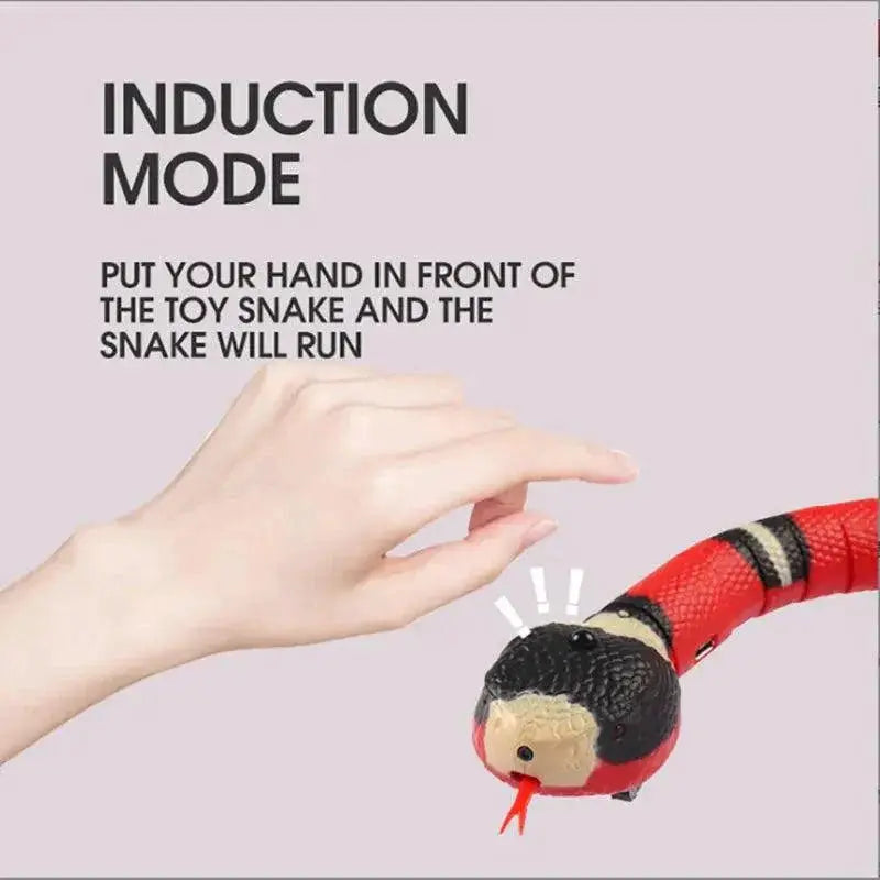 Engaging Smart Sensing Snake Toy for Cats Interactive Fun