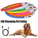 Night Glow LED Dog Collar High Visibility Pet Safety Light