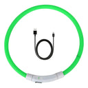 Night Glow LED Dog Collar High Visibility Pet Safety Light