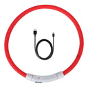 Night Glow LED Dog Collar High Visibility Pet Safety Light