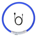 Night Glow LED Dog Collar High Visibility Pet Safety Light