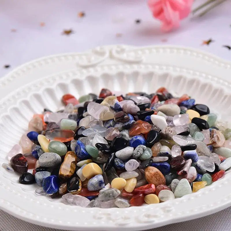 Natural Amethyst Agate Stone Gravel Tranquil Energy Boost