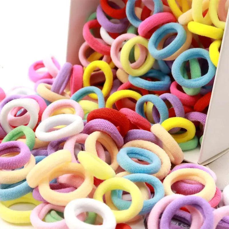 Vibrant Nylon Hair Bands for Stylish Women and Girls Pack