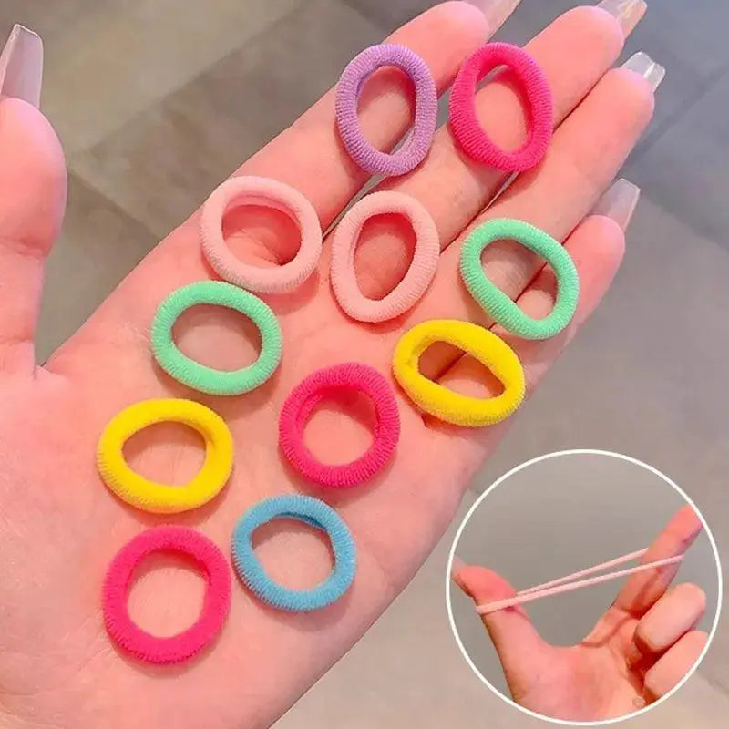 Vibrant Nylon Hair Bands for Stylish Women and Girls Pack