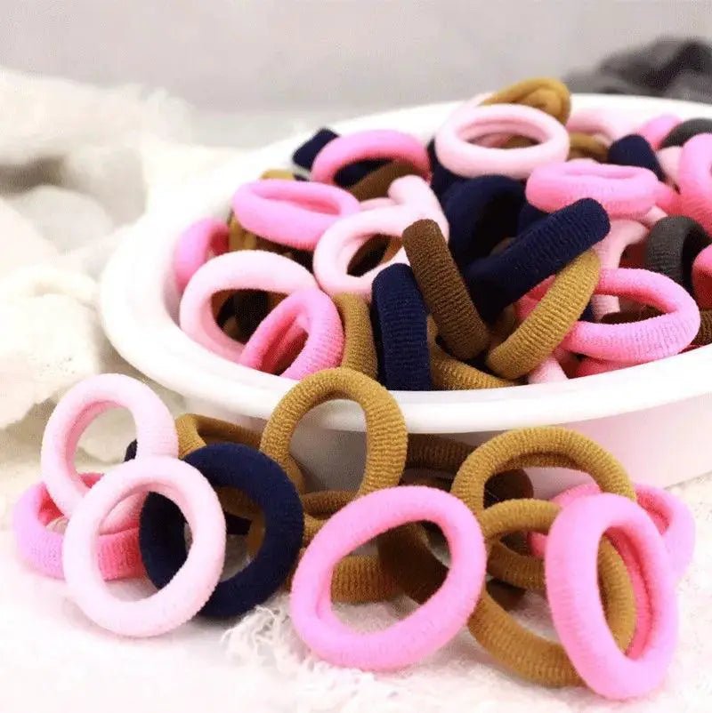 Vibrant Nylon Hair Bands for Stylish Women and Girls Pack