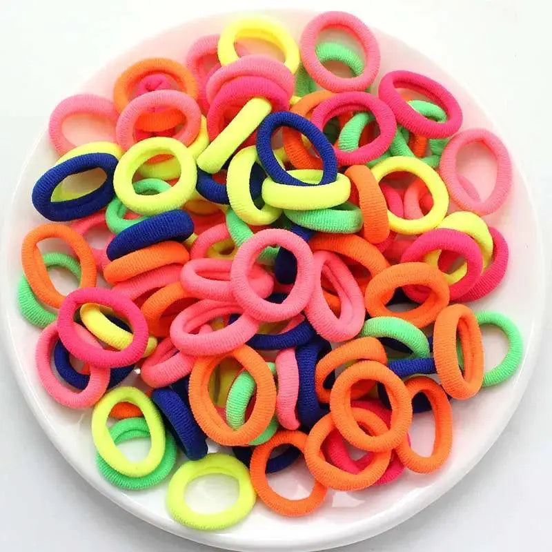 Vibrant Nylon Hair Bands for Stylish Women and Girls Pack