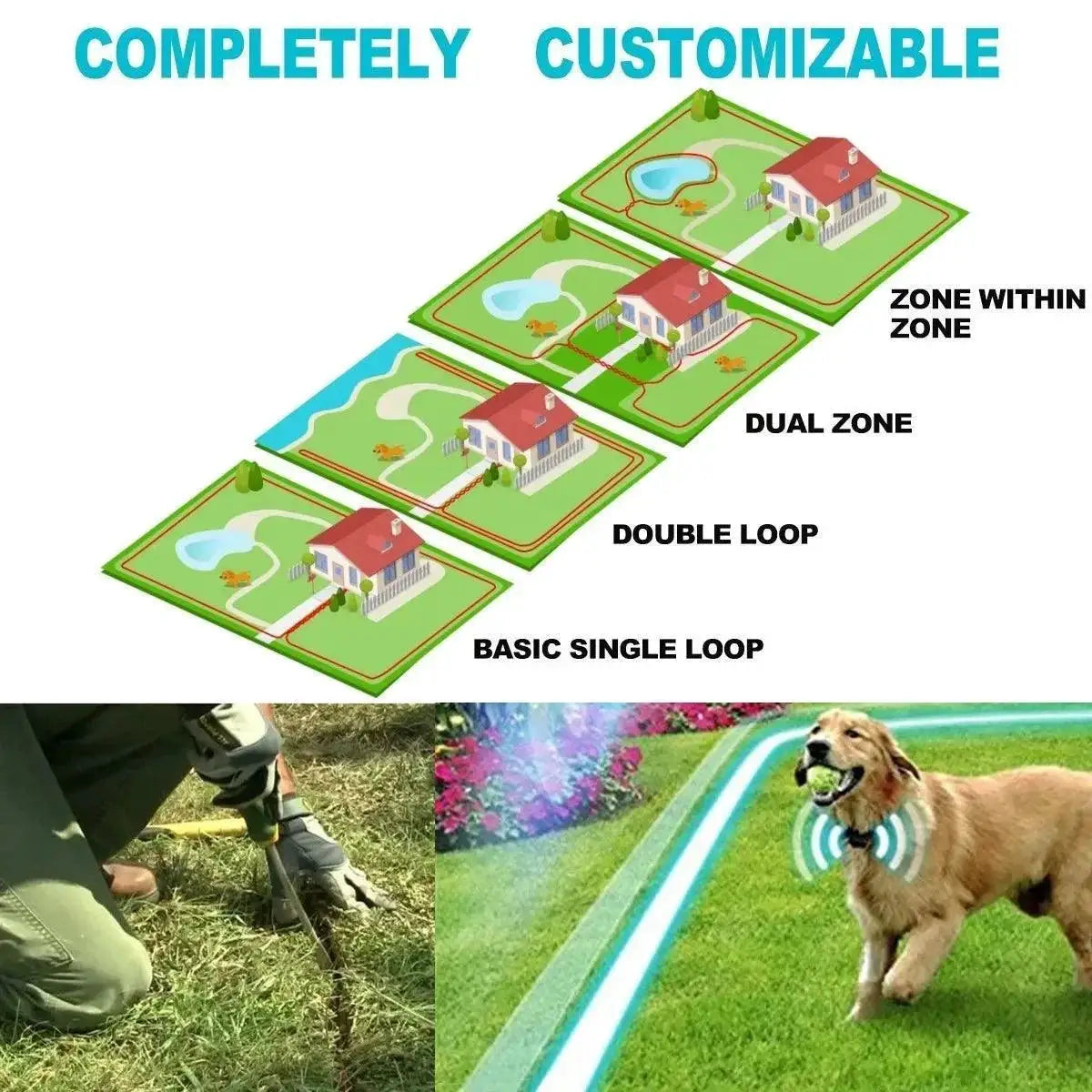 Wireless Pet Containment System For Safe Outdoor Training